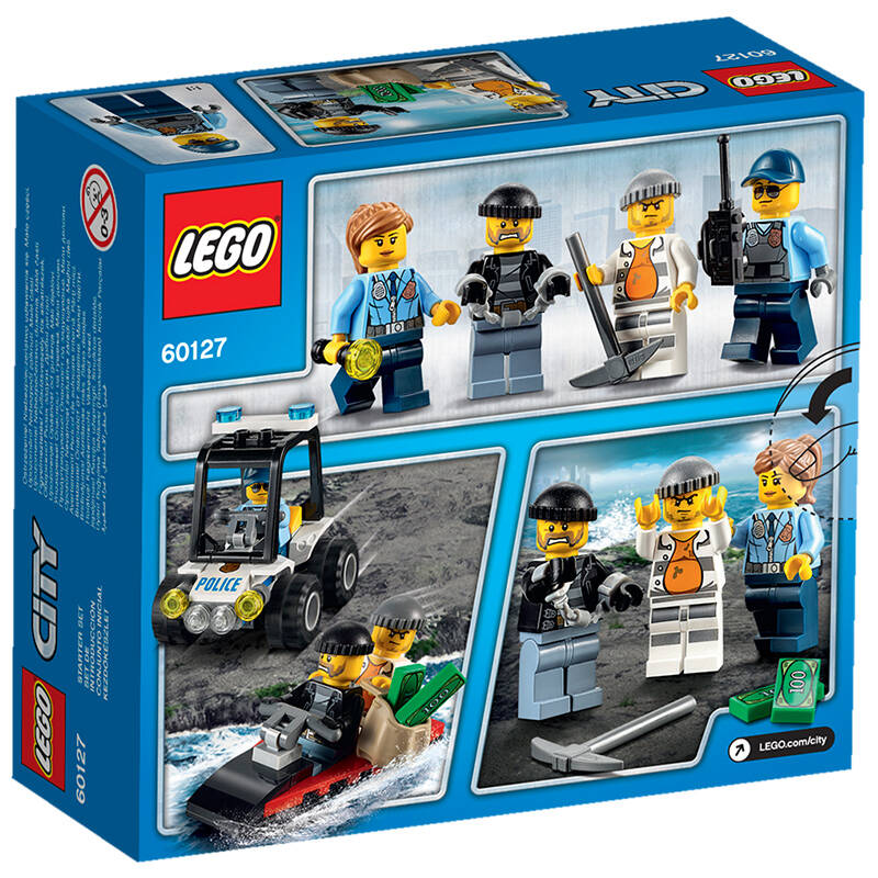 乐高(lego) city 城市警察系列 监狱岛入门套装 60127 积木儿童益智