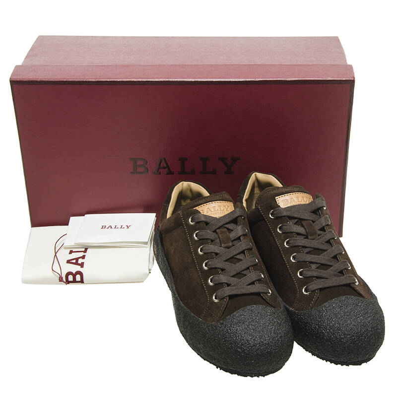 bally 巴利 男士褐色羊皮休闲鞋 ellys 22 8/42码
