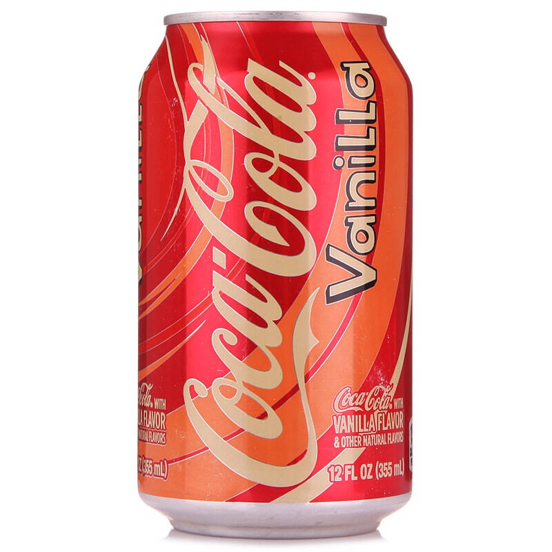 美国进口 coca-cola 可口可乐香草味355ml*12 整箱装