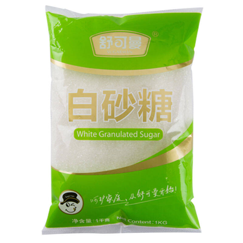 【京东超市】舒可曼(sugarman)白砂糖 白糖1kg