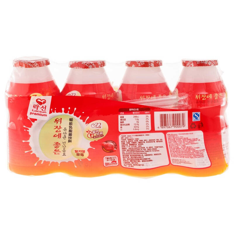 乐鲜lacsun 畅能乳酸菌饮料(草莓味) 400ml