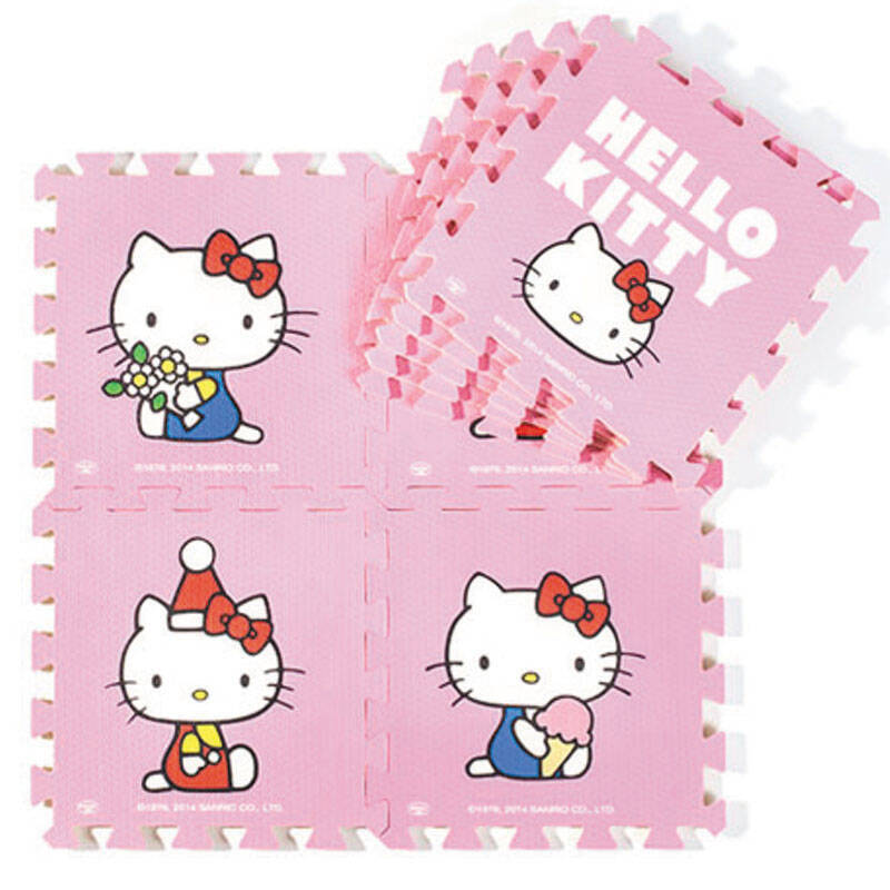 粉色kitty猫(整包9片) 30*30*1cm送边条