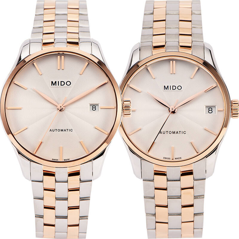 美度(mido)手表 布鲁纳系列自动机械情侣表m024.407.22.031.00/m024.