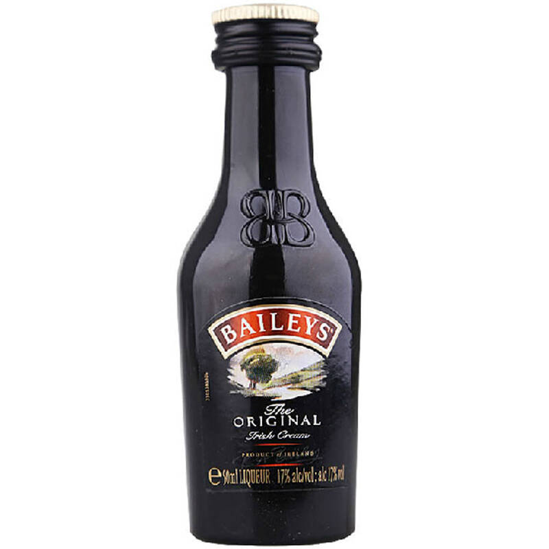 百利甜(baileys)力娇酒 利口酒 塑料瓶小酒版 50ml 如图