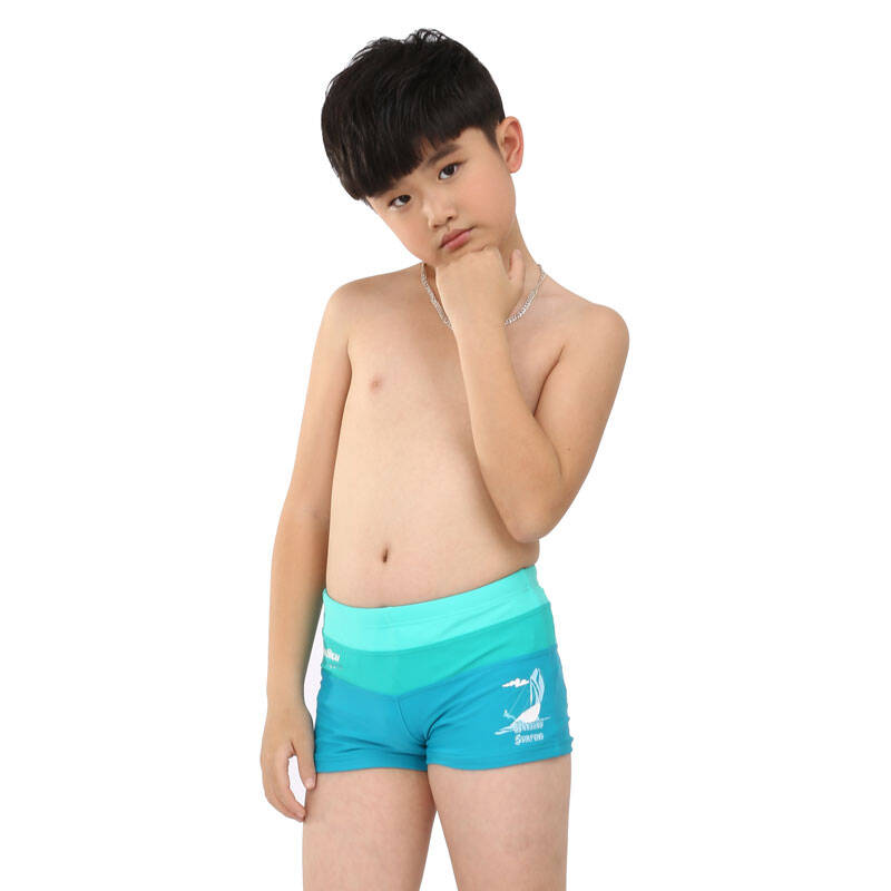号手男士男童温泉大码泳裤 儿童男平角游泳裤头沙滩裤