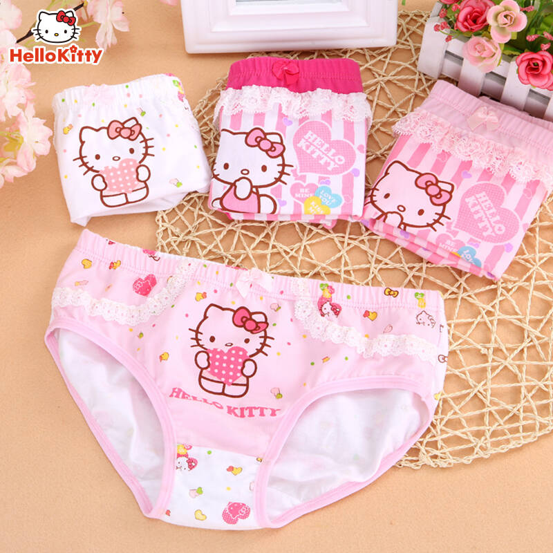 凯蒂猫 hello kitty儿童内裤女 舒适可爱卡通图案女童