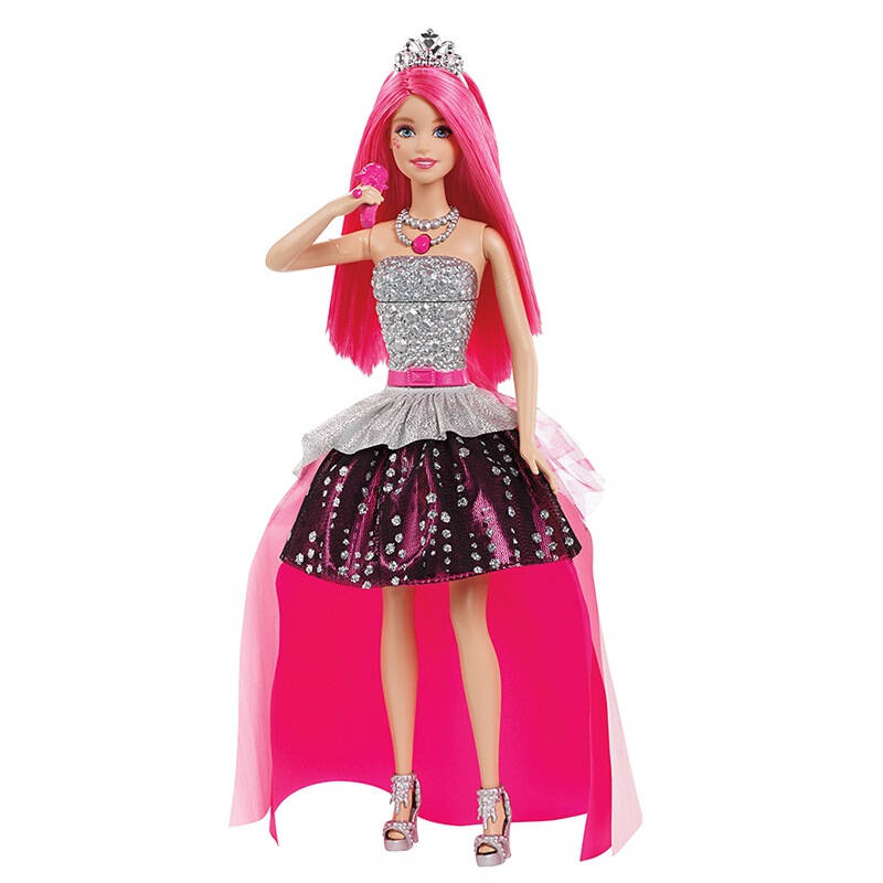 芭比(barbie) 女孩生日礼物电影同款收藏玩具 摇滚公主之芭比 cmr95
