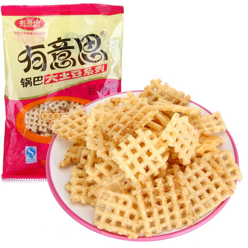 有意思 锅巴 五香味100g 自营
