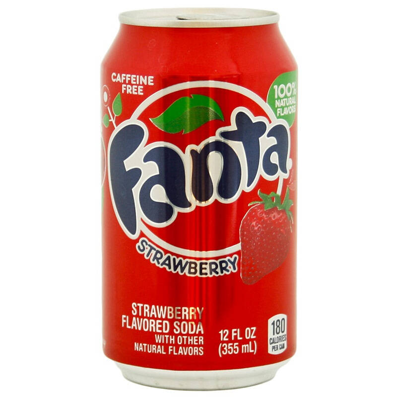 usa美国进口 芬达汽水(草莓味) fanta strawberry 355