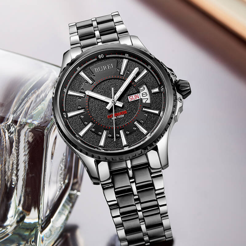 双日历全自动机械表男士运动腕表夜光防水手表男士手表150