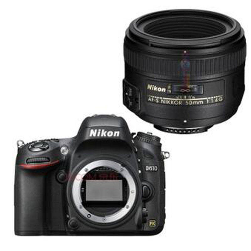 尼康(nikon)d610全画幅数码单反相机 尼康afs 50mm/1.4 g镜头套装