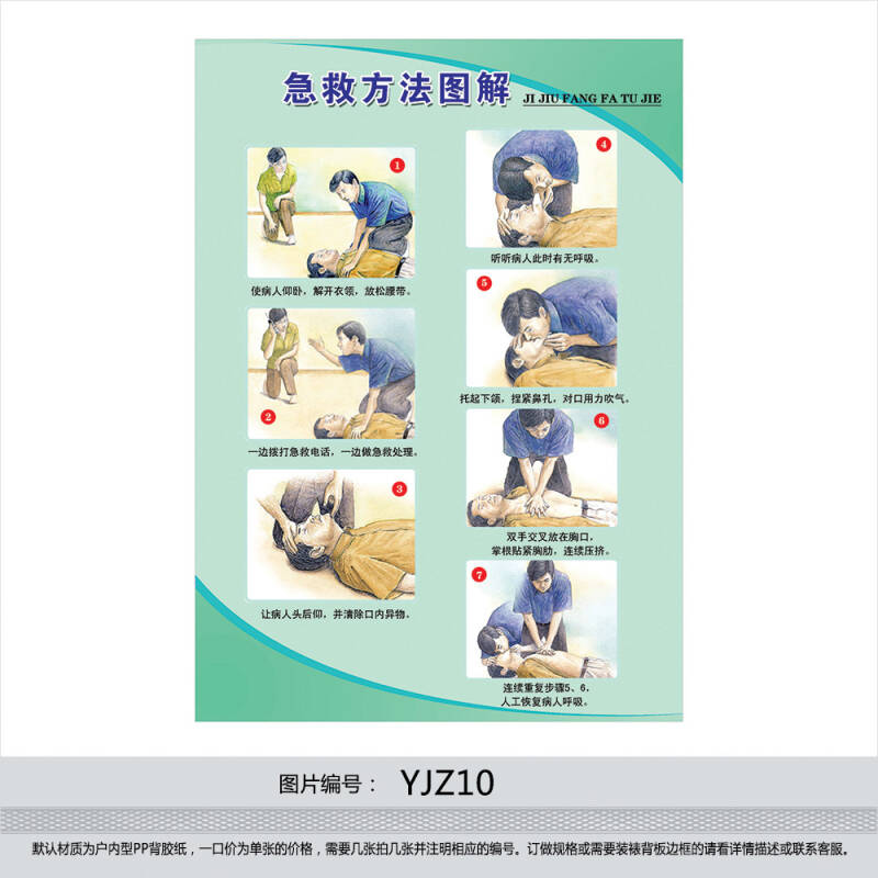 应急救援知识 应急常识 急救方法图解 人工呼吸 现场急救 yjz10 户外