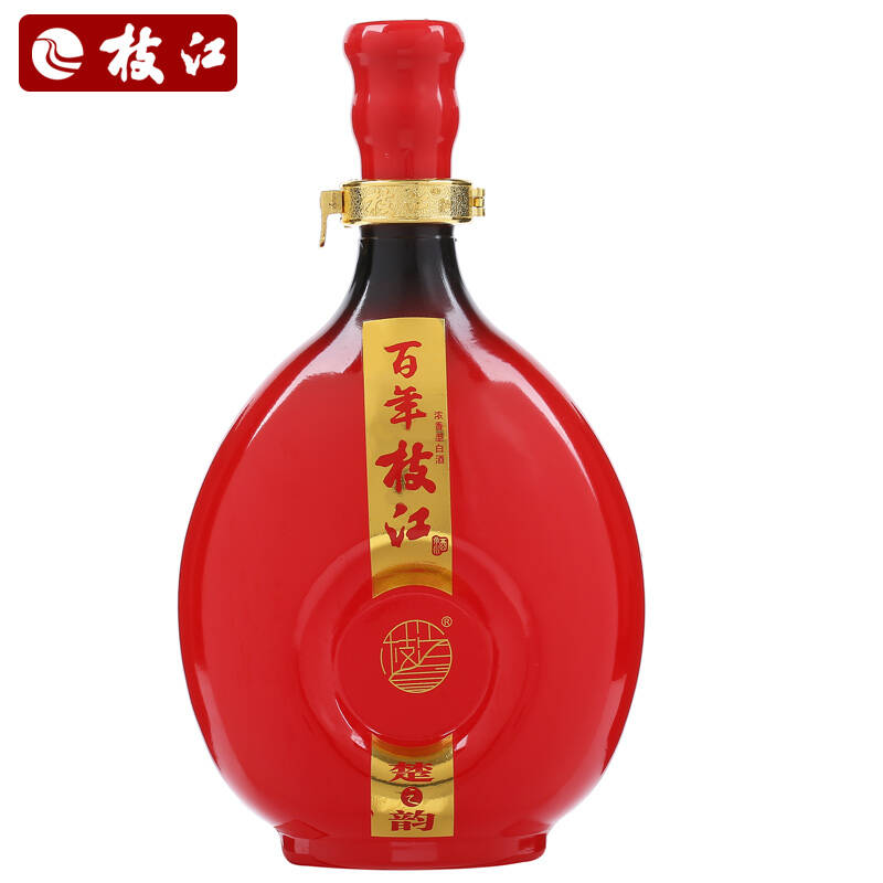 【中华老字号】42度百年枝江红坊500ml*4瓶浓香型白酒