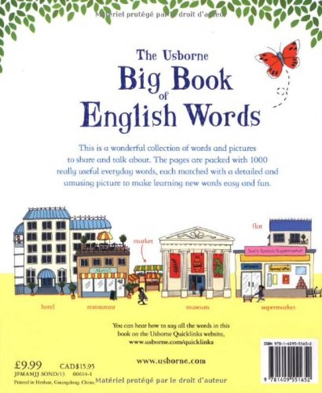 [英文原版]big book of english words 英语单词大本书(纸版书)