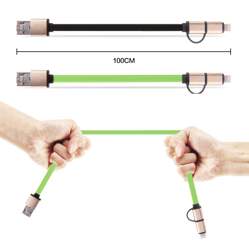 SSBRIGHT 二合一充电数据线OTG借吸电面条