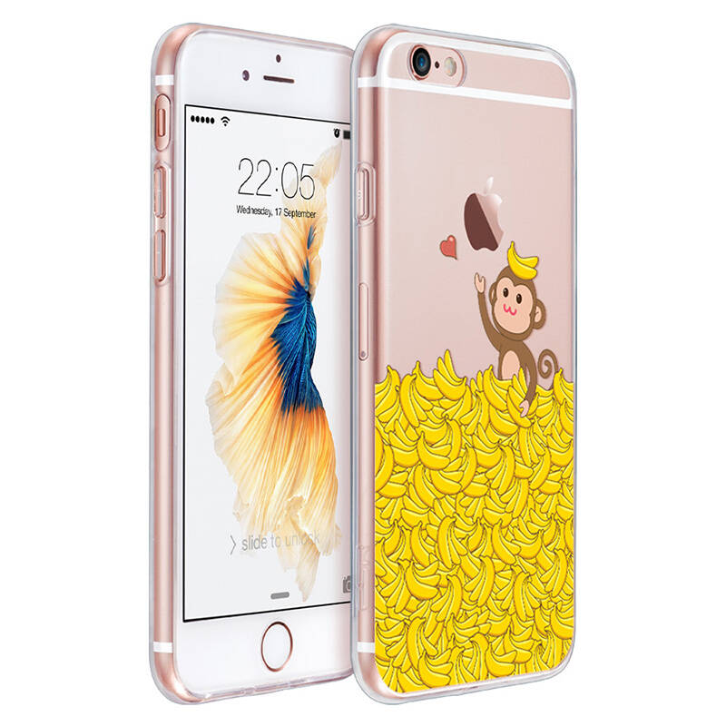 亿色(esr)苹果iphone 6s plus/6 plus手机壳/保护套 硅胶透明防摔软壳