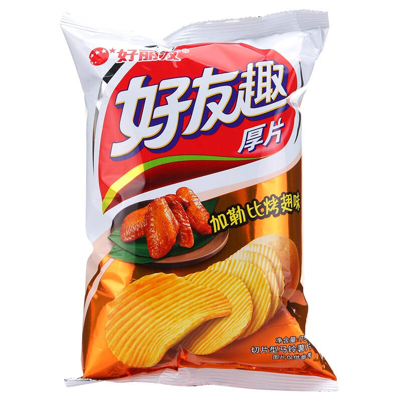 【京东超市】orion 好丽友 好友趣加勒比烤翅味 75g/袋