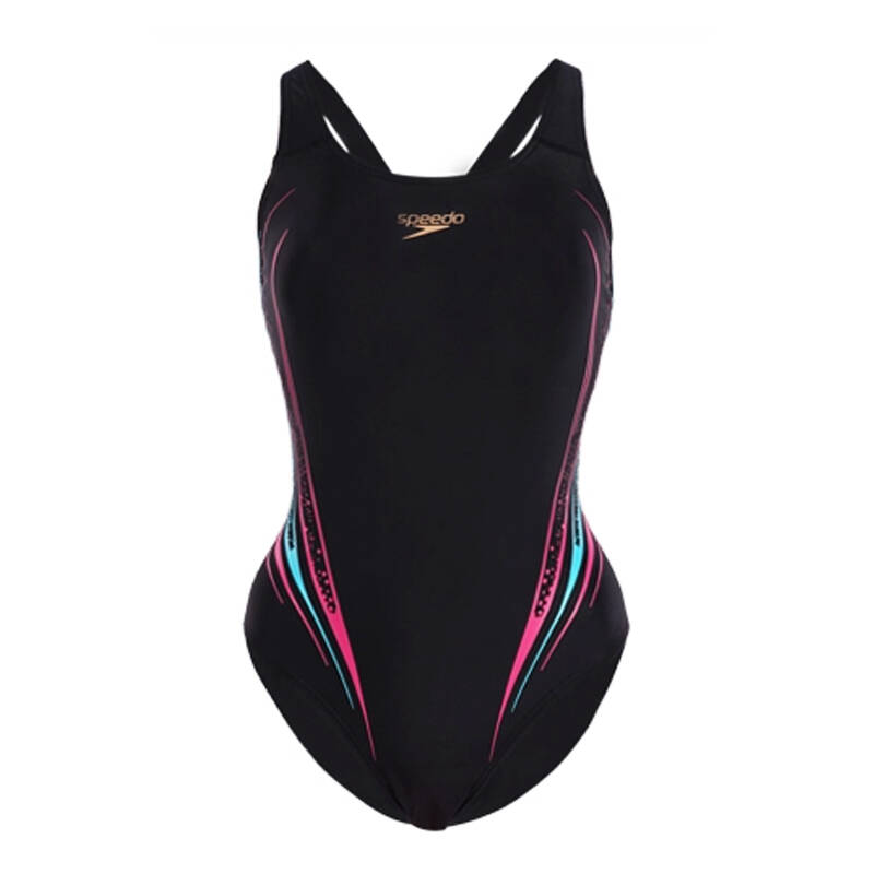speedo 女士连体三角游泳衣修身显瘦利水遮肚正品 2014竞赛泳衣 温泉