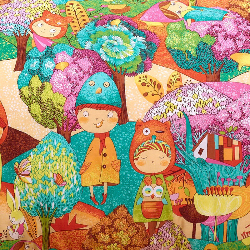富安娜家纺 圣之花 儿童学生套件 魔法花园 魔法旅行家 魔法花园-粉色