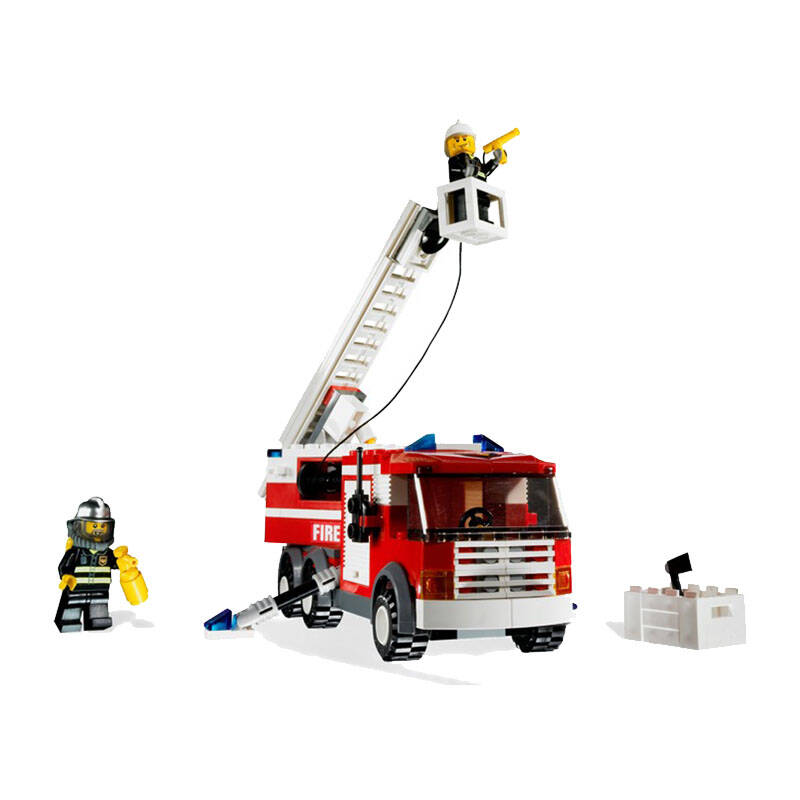 lego乐高积木玩具 城市city 消防车 l7239 绝版