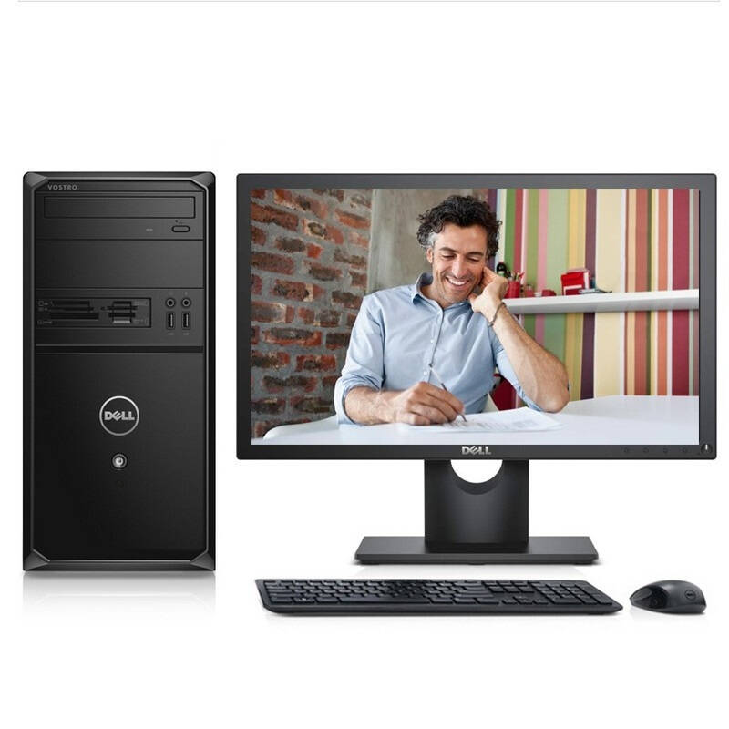 戴尔(dell)vostro 3900 台式商用电脑 正版win7 戴尔三年联保服务