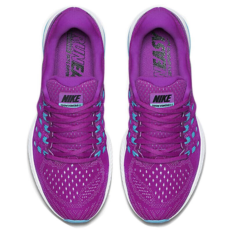 耐克女鞋2016夏新款air zoom vomero 11气垫跑步鞋818100-501 紫色