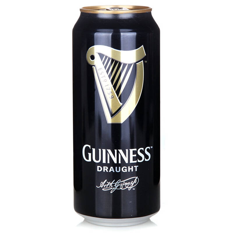 健力士(guinness)醇黑啤酒 440ml*6罐装