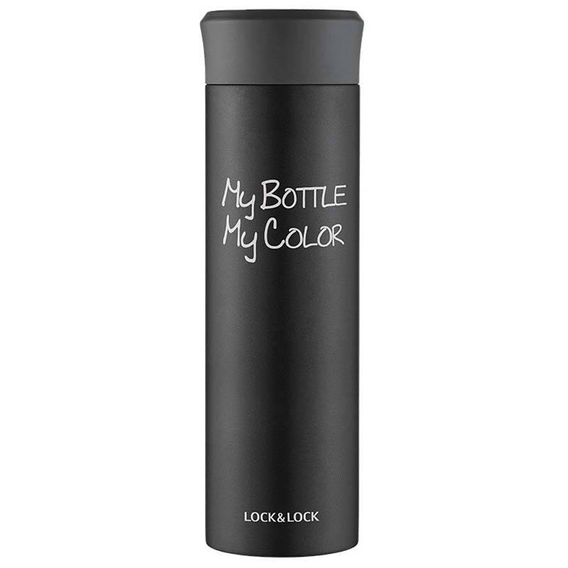 乐扣乐扣(lock&lock)缤纷马克保温杯两件套(330ml 390ml)(红色 黑色)