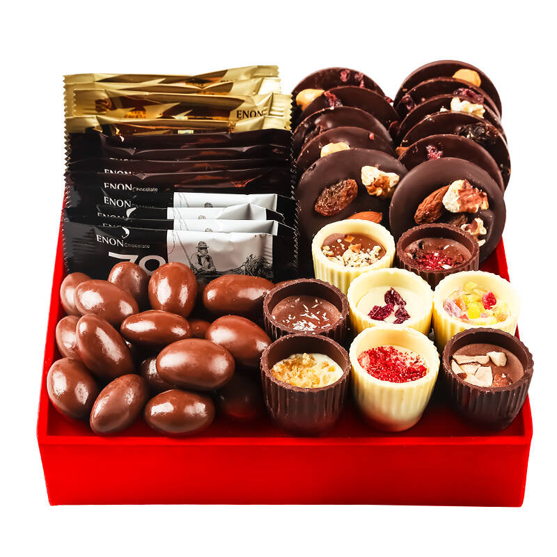 怡浓(enon)手工纯脂巧克力礼盒甜蜜梦境480g