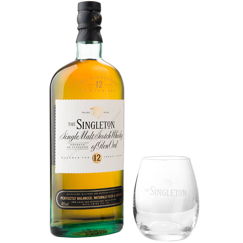 苏格登(the singleton)12年 单一麦芽苏格兰威士忌礼盒 700ml(2016年