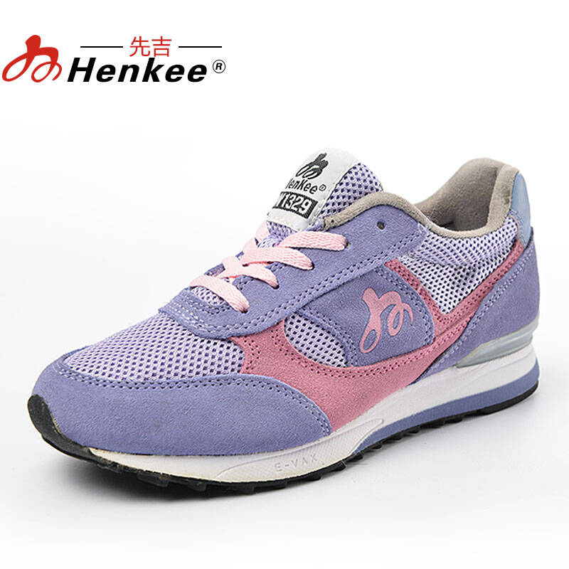 henkee先吉 春夏男女鞋休闲鞋网面运动鞋轻便舒适慢跑鞋旅游鞋1329