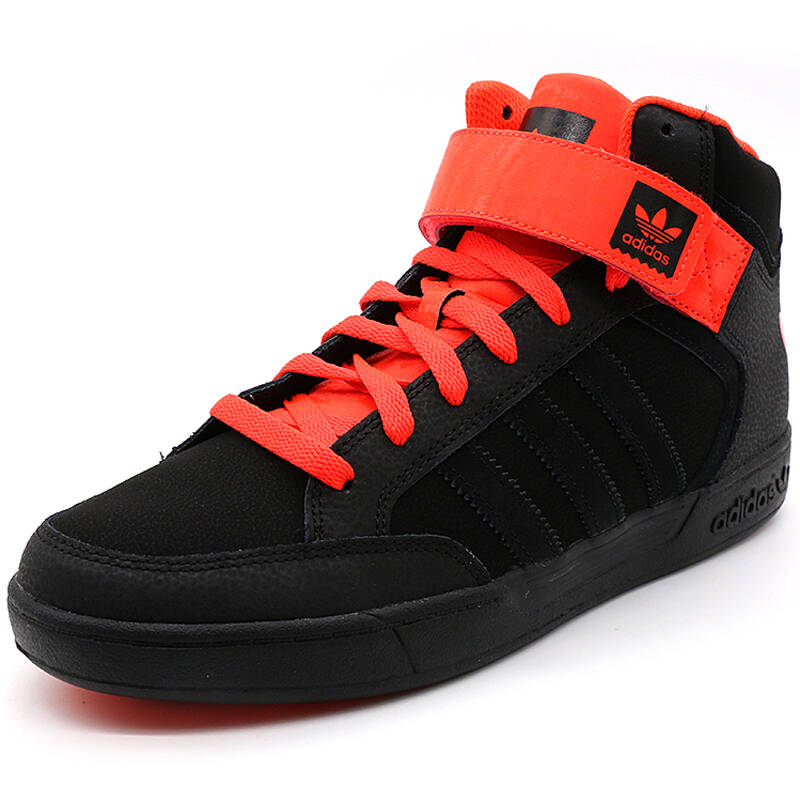 adidas阿迪达斯三叶草男鞋2015魔术贴高帮耐磨休闲鞋d68666 d68667 df图片
