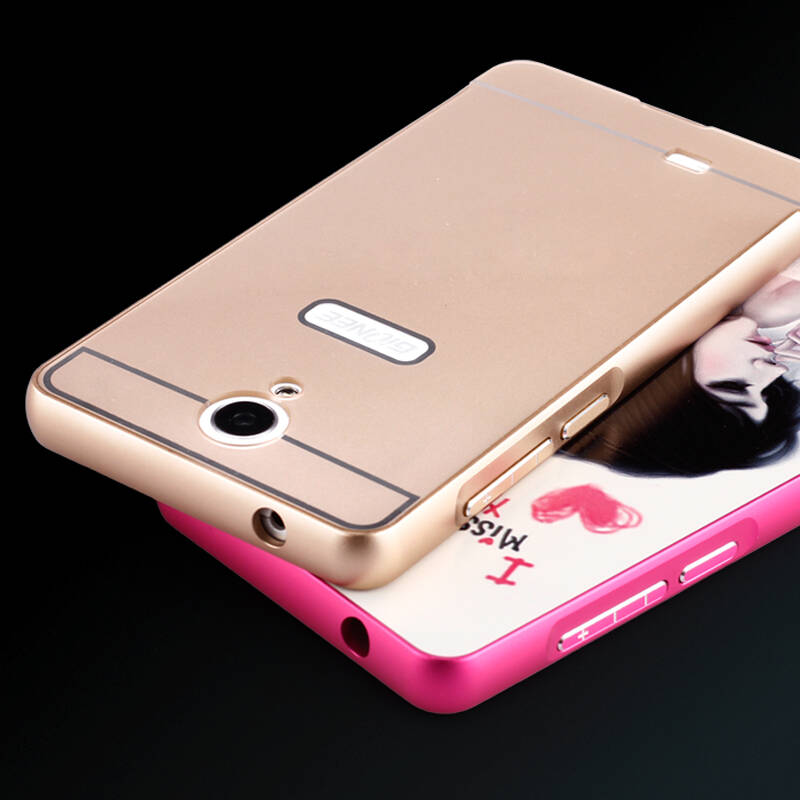 迦卡仕 手机壳金属边框保护套彩绘外壳手机套 适用于金立gn152 黑边