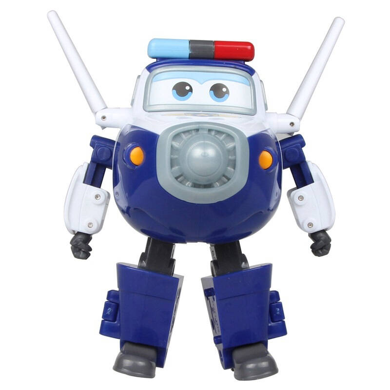 奥迪双钻超级飞侠变形机器人玩具套装 超级飞侠-变形机器人包警长