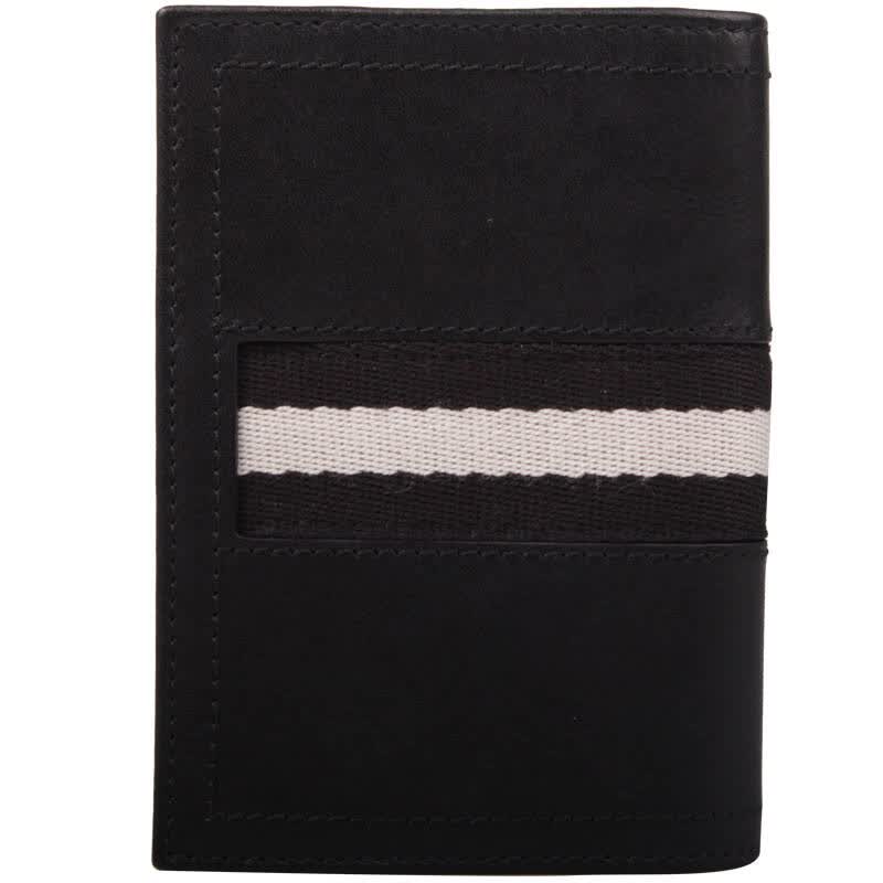 bally 巴利 男士黑色牛皮零钱包卡包 tobel/290