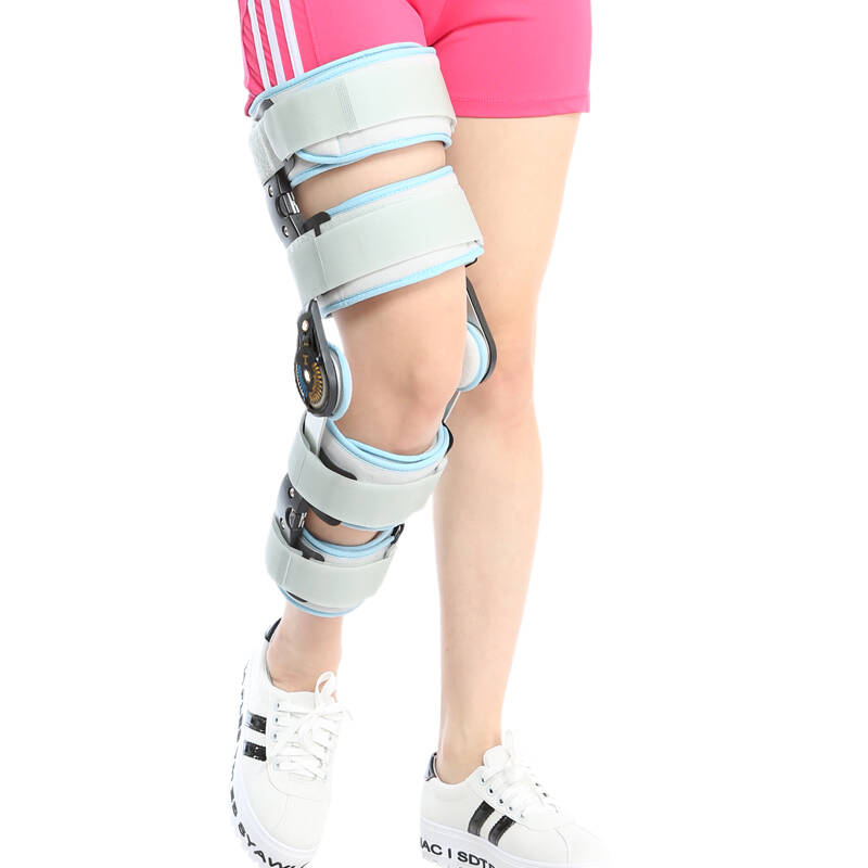 麦德威 医用可调膝关节固定支具支架 大小可调 十字韧带护膝固定 半月