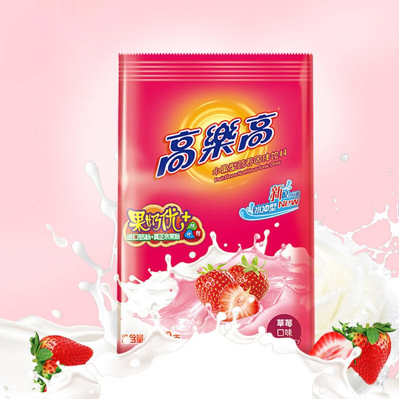 【京东超市】高乐高 水果固体饮料 草莓味 200g/袋(新旧包装更换中)