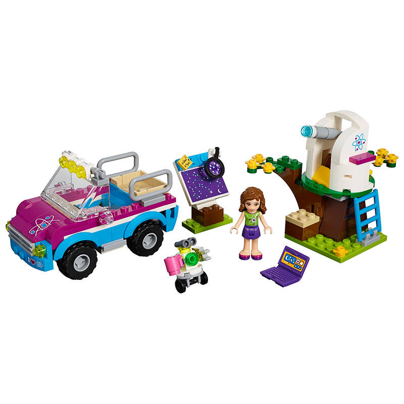 legofriends,linefriends 乐高legolegofriends好朋友系列心湖城主题奥莉薇亚的科学探索车41116