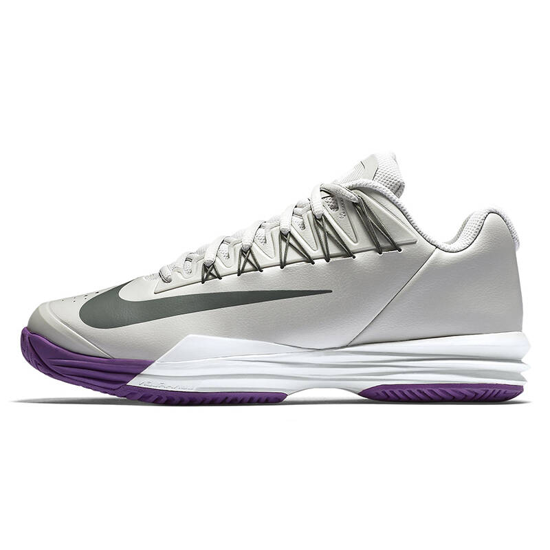耐克nike lunar ballistec 阿扎伦卡 女款网球鞋 705291-001夜银/灰