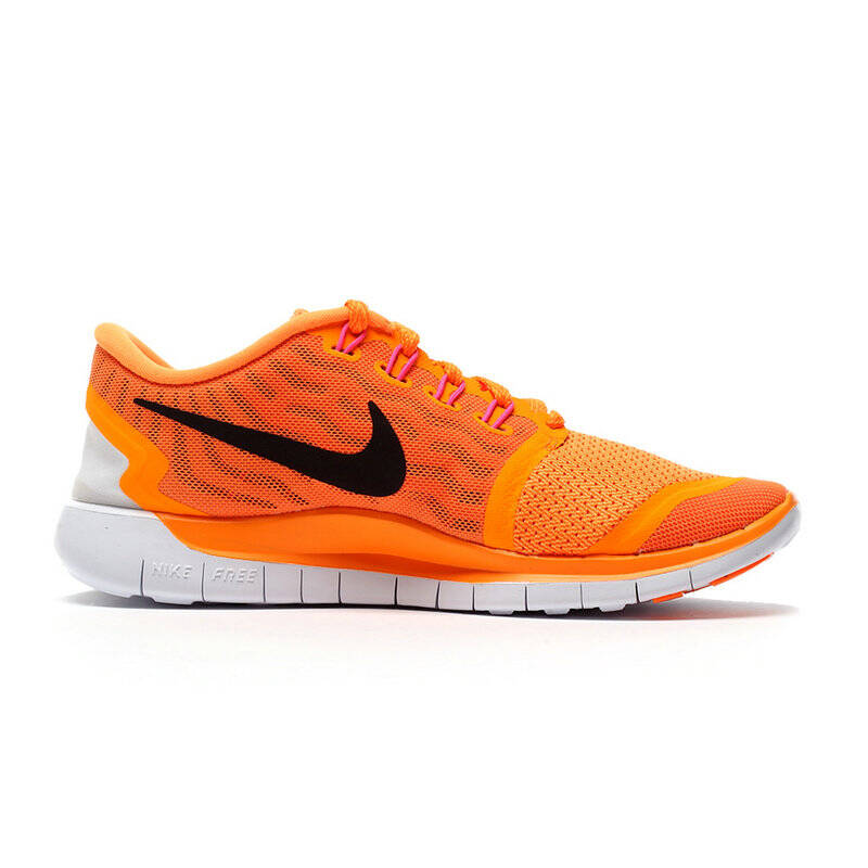 nike耐克 新款女子nike free 5.0跑步鞋724383 橙色 38