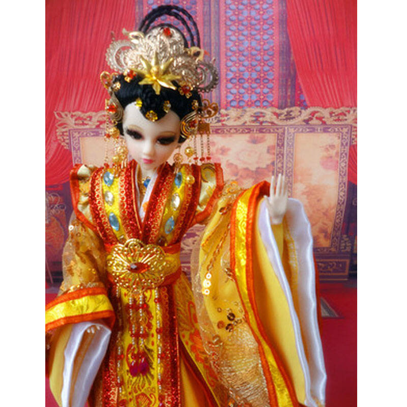 中国可儿娃娃古装关节体七仙女儿童玩具芭比娃娃套装女孩公主