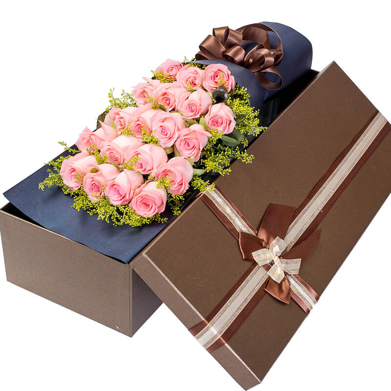 钟爱 鲜花速递 33朵玫瑰花束 同城北京全国送花