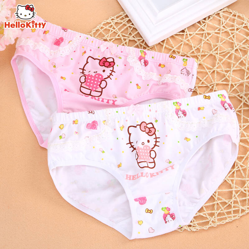 凯蒂猫 hello kitty儿童内裤女 舒适可爱卡通图案女童
