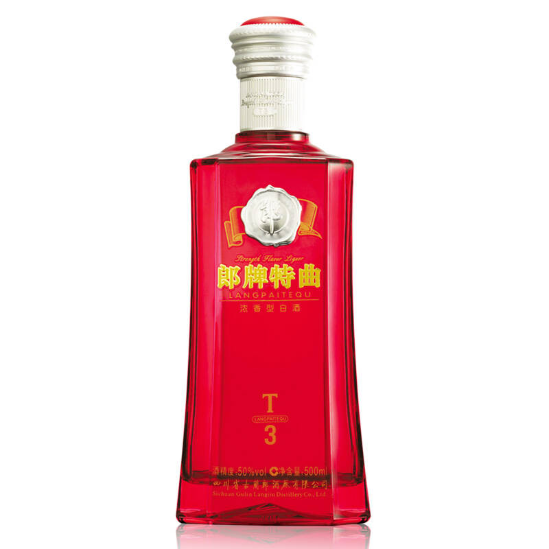 京东配送 郎酒 郎牌特曲t3 整箱装白酒 50度 500ml*6