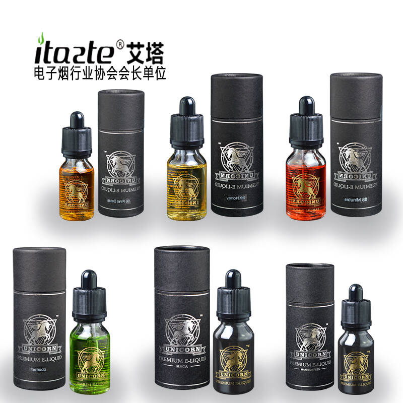itaste艾塔电子烟加特林酷火4配套电子烟油美国unicorn独角兽烟油烟液