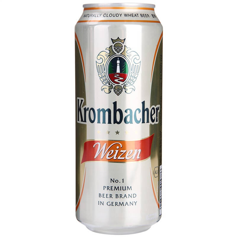 【京东超市】德国进口 krombacher科隆巴赫小麦啤酒 500ml*24听