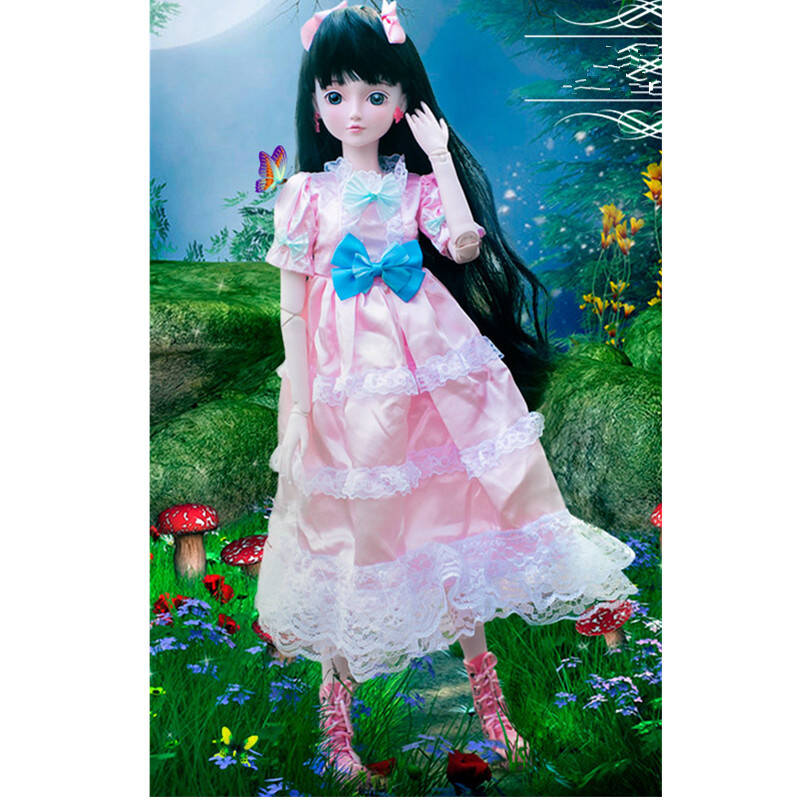 叶罗丽娃娃夜萝莉娃娃bjd/sd娃娃夜萝莉仙子假发衣服鞋古装娃娃 蝴蝶图片