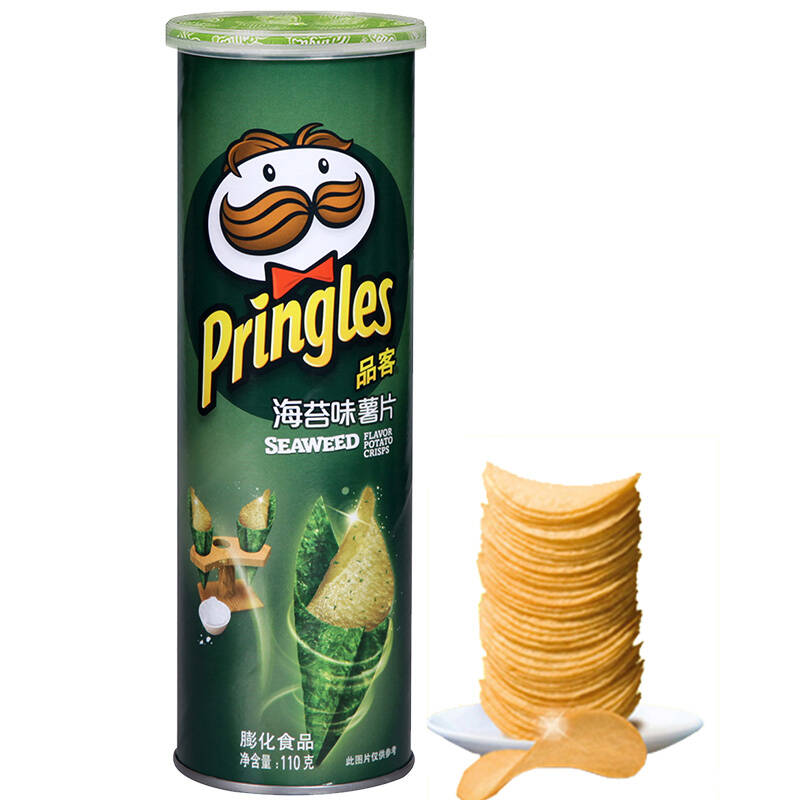 品客(pringles) 薯片海苔味110g