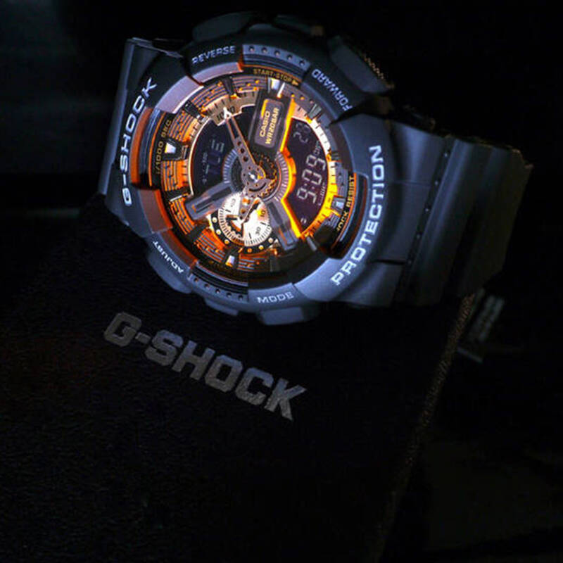卡西欧(CASIO)手表 G-SHOCK 110系列 大盘双