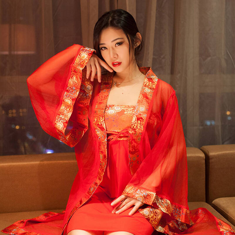 情趣道具性用品红色睡裙性感含乳贴8971情趣成人套装文gl图片